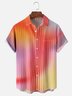 Moisture-wicking Fun Avant-garde Art Abstract Chest Pocket Casual Shirt