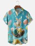 Moisture-wicking Happy Easter Bunny Egg Fun Chest Pocket Casual Shirt