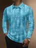 Moisture Wicking Glimmer Gradient Color Golf Polo
