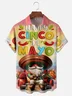 Moisture Wicking Cinco de Mayo Hat Gnome Chest Pocket Hawaiian Shirt