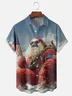 Moisture Wicking American Bigfoot Patriotic Chest Pocket Hawaiian Shirt