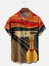 Moisture-wicking Fun Art Screaming Chicken Avant-garde Chest Pocket Casual Shirt