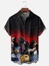 Moisture-wicking Rock Spirit Chili Art Red Chest Pocket Casual Shirt