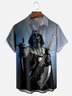 Moisture-wicking Stars Guitar Music Festival Chest Pocket Casual Shirt