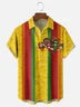 Moisture-wicking Cinco de Mayo Chili Chest Pocket Bowling Shirt