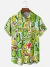 Moisture Wicking Pickle Chest Pocket Hawaiian Shirt