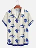 Tall Size Floral Crocodile Quick Dry Aloha Cabana Shirt
