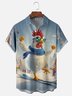 Moisture-wicking Kung Fu Ski Chicken Chest Pocket Casual Shirt