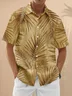 Moisture Wicking Floral Chest Pocket Hawaiian Shirt