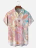 Moisture-wicking Easter Cute Dream Bunny Funny Chest Pocket Casual Shirt