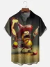 Moisture-wicking Cinco De Mayo Chili Pepper Funny Cartoon Chest Pocket Casual Shirt