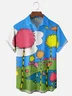Moisture-wicking Seuss Art Illustration Young Chest Pocket Casual Shirt