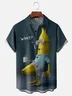 Moisture-wicking Banana Fruit Funny Chest Pocket Casual Shirt