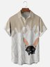Moisture-wicking Easter Bunny Cat Funny Chest Pocket Casual Shirt