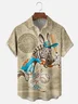 Moisture-wicking Zebra Baseball Team Chest Pocket Casual Shirt