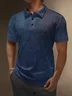 Moisture Wicking Stars Spaceship Planet Gradient Color Golf Polo