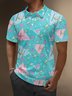 Moisture Wicking Star Geometry Spaceship Golf Polo