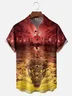 Moisture-wicking Alligator Ocean Horror Chest Pocket Casual Shirt