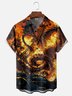 Moisture Wicking Octopus Pirate Chest Pocket Hawaiian Shirt