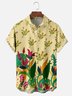 Moisture-wicking Cactus Chest Pocket Hawaiian Shirt