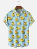 Moisture-wicking Duck Chest Pocket Hawaiian Shirt