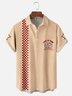 Moisture-wicking Bowling Ball Chest Pocket Bowling Shirt