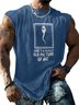 Mens Crewneck Tank Tops Old Picture Beach Sleeveless Shirt