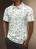 Moisture Wicking Hawaii Monkey Pineapple Coconut Tree Golf Polo
