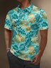 Moisture Wicking Hawaiian Palm Leaves Golf Polo
