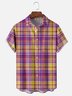 Moisture-wicking Plaid Chest Pocket Casual Shirt