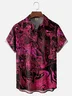 Moisture-wicking Gradient Geomatric Chest Pocket Casual Shirt