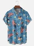 Moisture-wicking American Flag Day Stars Chest Pocket Casual Shirt