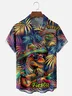 Moisture Wicking Cinco De Mayo Taco Plants Flowers Big Hat Dinosaur Chest Pocket Hawaiian Shirt