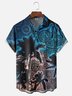 Moisture Wicking Paisley Coconut Tree Chest Pocket Hawaiian Shirt