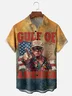 Moisture-wicking Gulf Of America Trump Chest Pocket Hawaiian Shirt