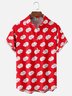 Moisture-wicking Leaf Chest Pocket Hawaiian Shirt