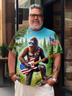 Bigfoot Playing Guitar T-shirt