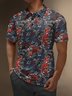 Moisture Wicking Tiger Cloud Pattern Golf Polo