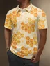 Moisture Wicking Geometric Honeycomb Golf Polo