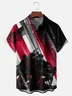 Moisture-wicking Memorial Day Classic Warrior Photo Chest Pocket Casual Shirt