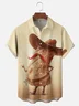 Moisture-wicking Funny Burrito Chili Art Chest Pocket Hawaiian Shirt
