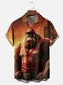 Moisture-wicking Bigfoot Gas Station Attendant Chest Pocket Hawaiian Shirt