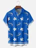Moisture Wicking Crocodile White Lotus Chest Pocket Hawaiian Shirt