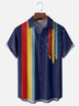 Moisture-wicking Star Spaceship Universe Chest Pocket Bowling Shirt