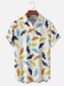 Moisture-wicking Crocodile Stars Cartoon Chest Pocket Casual Shirt
