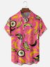 Moisture-wicking Banana Fruit Chest Pocket Hawaiian Shirt