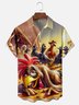 Moisture Wicking Funny Chicken Chest Pocket Hawaiian Shirt