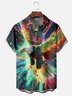 Moisture-wicking American Bald Eagle Art Independence Day Chest Pocket Casual Shirt