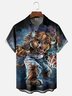 Moisture-wicking USA Basketball Oklahoma City Art Thunder Fun Chest Pocket Casual Shirt