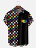 Moisture-wicking LGBT Pride Month Chest Pocket Casual Shirt